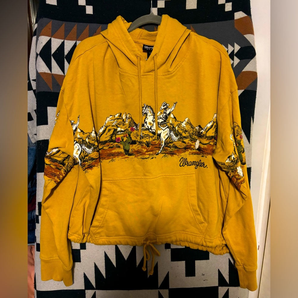 Wrangler Retro cropped hoodie